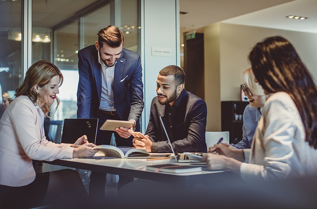 Business People Discussing in The Office